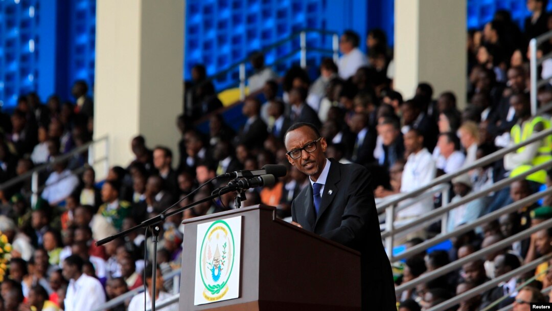Prezida Kagame mu gihe cyo Kwibuka Jenoside