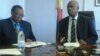 Finance Minister Patrick Chinamasa (right) and Agriculture Minister Joseph Made (left). (Photo/Irwin Chifera)
