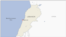 map of Lebanon