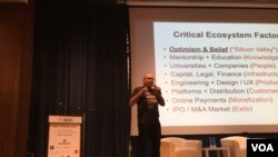 Dave McClure, the co founder of 500 Startups, an early stage investment firm, spoke about the immigration executive order on Saturday at the TechWadi Symposium, a gathering of entrepreneurs and investors focused on the Middle East and North African region