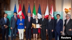 Los líderes del G7 firmaron una declaración conjunta en la que piden apoyo en la lucha contra el terrorismo a las compañías de internet y redes sociales.