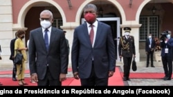 José Maria Neves, Presidente de Cabo Verde, e João Lourenço, Presidente de Angola, Luanda, 10 Janeiro 2022