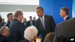 Барак Обама и президент Аргентины Маурисио Макри
