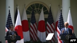 조 바이든 미국 대통령과 기시다 후미오 일본 총리가 10일 백악관에서 정상회담에 이어 공동기자회견을 했다.
