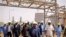 Members of a high level government delegation from Juba visit oil fields of Paloich, South Sudan, Feb. 21, 2012.