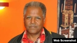 Andargachew Tsige, du groupe Ginbot 7, un groupe d'opposition considéré comme terroriste par Addis Abeba, figure parmi 756 personnes libérées dans le cadre d'une série "spéciale" de grâces, 26 mai 2018.