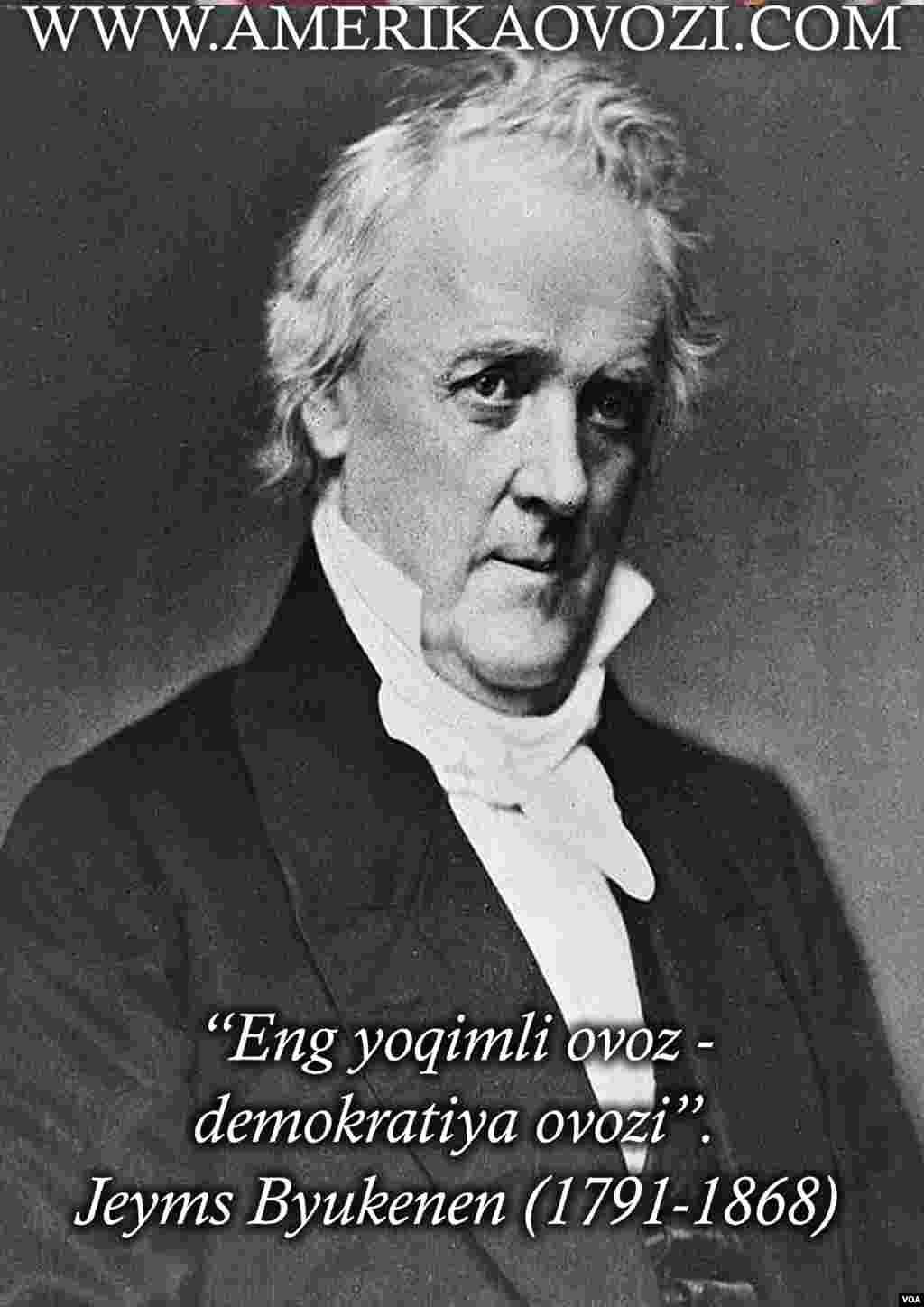Jeyms Byukenen 1857-1861-yillarda Amerikaning 15-prezidenti sifatida faoliyat yuritgan