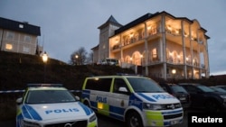 An exterior view of Johannesberg Castle, the site of peace talks on Yemen, in Rimbo, north of Stockholm, Sweden, Dec. 4, 2018.