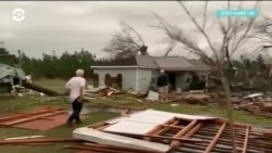 Последствия торнадо в Алабаме