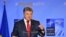 Петр Порошенко в штаб-квартире НАТО в Брюсселе. 12 июля, 2018. 