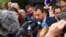 FILE - Italy's Interior Minister Matteo Salvini speaks to the media after a meeting in Innsbruck, Austria, July 11, 2018.