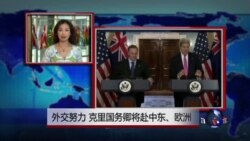 VOA连线：外交努力 克里国务卿将赴中东、欧洲