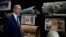 Brian Hook, U.S. special representative for Iran, walks past fragments of Iranian short range ballistic missiles (Qiam) at the Iranian Materiel Display (IMD) at Joint Base Anacostia-Bolling, in Washington, Nov. 29, 2018.