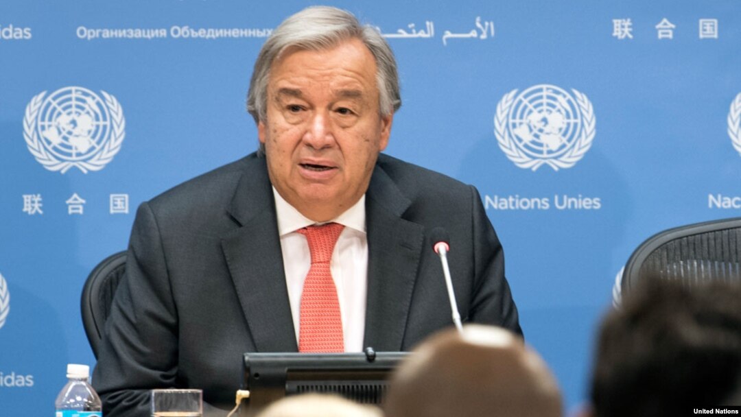 Sekjen PBB, Antonio Guterres mengatakan kekerasan terhadap etnis Rohingya di Myanmar dapat digambarkan sebagai pembersihan etnis.