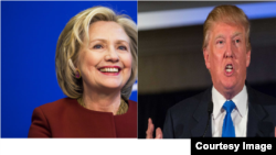 Hilari Klinton i Donald Tramp 