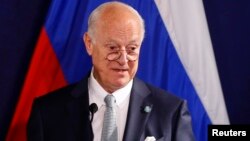  Staffan de Mistura, manzon MDD na musamman akan Siriya