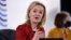 ဗြိတိန် နိုင်ငံခြားရေးဝန်ကြီး Liz Truss. (ဒီဇင်ဘာ ၁၂၊ ၂၀၂၁)