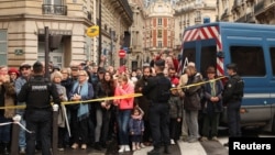 Demonstrasi menentang antisemitisme di tengah konflik yang sedang berlangsung antara Israel dan Hamas, di Paris, Prancis, 12 November 2023. (Foto: REUTERS/Claudia Greco)