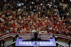 President Donald Trump speaks during his re-election kickoff rally at the Amway Center, June 18, 2019, in Orlando, Fla.