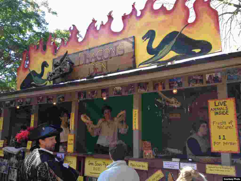 Suasana Festival Renaissance Maryland di Annapolis, negara bagian Maryland.
