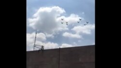 WWII Victory Flyover Reaction