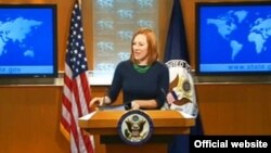 Jen Psaki, juru bicara Departemen Luar Negeri Amerika Serikat di Washington DC (Foto: dok). 