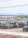 FILE - Newly erected holding tents for detained migrants are seen at the United States' Naval Station Guantanamo Bay in Guantanamo Bay, Cuba, Feb. 21, 2025. (U.S. Navy/AFN Guantanamo Bay Public Affairs/Handout via Reuters)