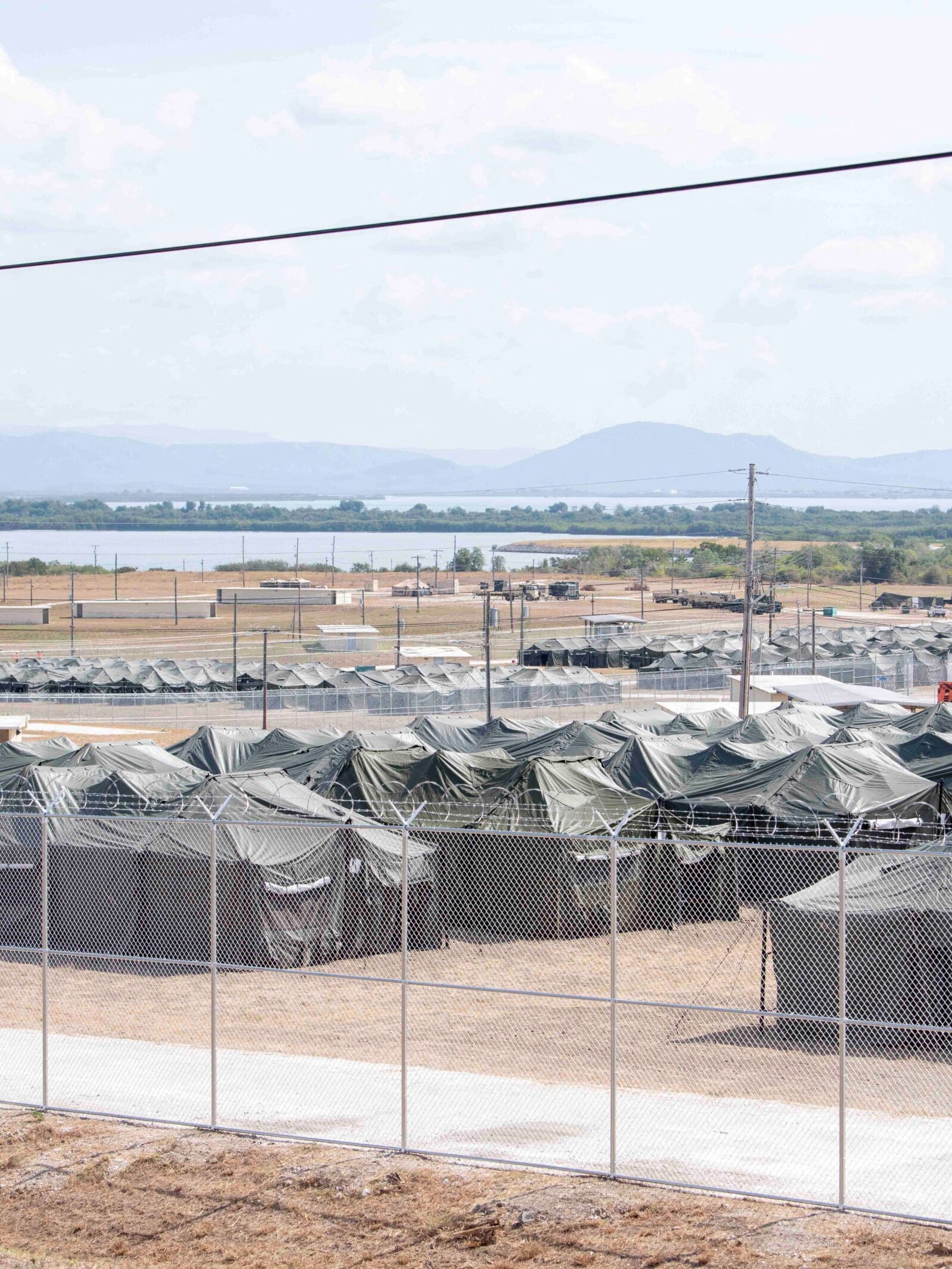 FILE - Newly erected holding tents for detained migrants are seen at the United States' Naval Station Guantanamo Bay in Guantanamo Bay, Cuba, Feb. 21, 2025. (U.S. Navy/AFN Guantanamo Bay Public Affairs/Handout via Reuters)