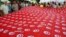 People demonstrate against Tunisia's Islamist-led government, Constituent Assembly headquarters in Tunis, Sept. 7, 2013.