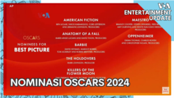 VOA Entertainment Update: Nominasi Oscars 2024