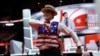 FILE - Tonight Show host Stephen Colbert records a skit on the floor of the Republican National Convention in Cleveland, Ohio, July 17, 2016. Colbert is known to use his show to regularly roast President Donald Trump and members of his administration. 