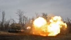 Los militares ucranianos participan en un entrenamiento en la región de Zaporizhia el 28 de enero de 2025.