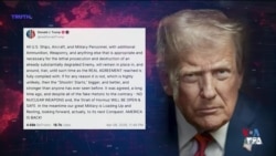 هشدار پرزیدنت ترامپ به جمهوری اسلامی: تا دستیابی به توافق نهایی نظامیان ما آنجا می‌مانند
