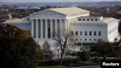 FILE - A general view of the U.S. Supreme Court building in Washington, Nov. 15, 2016. 