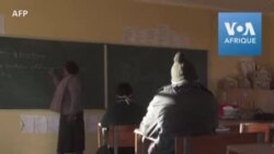 Distanciation sociale dans une école sud-africaine