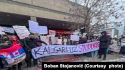 Protest podrške studentima u Kalgariju