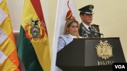 La presidenta Jeanine Añez dijo que su país necesita una apertura comercial e incrementar las inversiones.