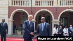 Joe Biden recebido em Luanda pelo Presidente angolano, João Lourenço