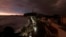 The sun sets, as Hurricane Willa makes landfall, in Mazatlan, Mexico, Oct. 23, 2018. Emergency officials said they evacuated more than 4,250 people in coastal towns and set up 58 shelters ahead of the dangerous Category 3 storm.