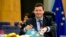 FILE - Secretary-General of the Commission Martin Selmayr waits for the start of a meeting at EU headquarters in Brussels, March 7, 2018. 