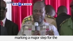 VOA60 Africa - South Sudan Rebel Chief Sworn In as VP