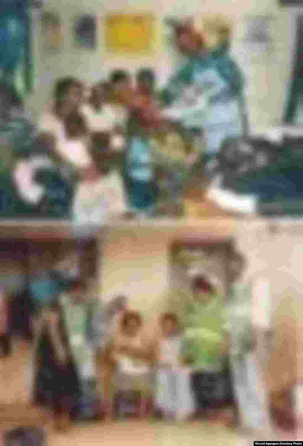 Rotarians Distributing Malaria Nets in Nigeria - Contest Entry