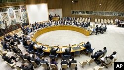 General view of UN Security Council meeting, May 2, 2012