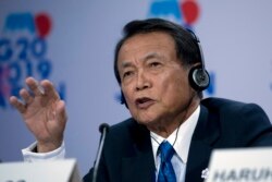 日本副首相兼財務大臣麻生太郎。（資料圖片）