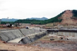 FILE - In this June 28, 2013, photo, construction work takes place, at the site of the Grand Ethiopian Renaissance Dam near Assosa, Ethiopia.