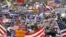 Thousands of immigration advocates pack the National Mall, in Washington D.C., March 2010.
