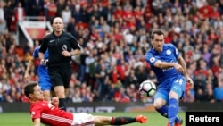 Duel entre Manchester United et Leicester en Premier League, le 24 septembre 2016