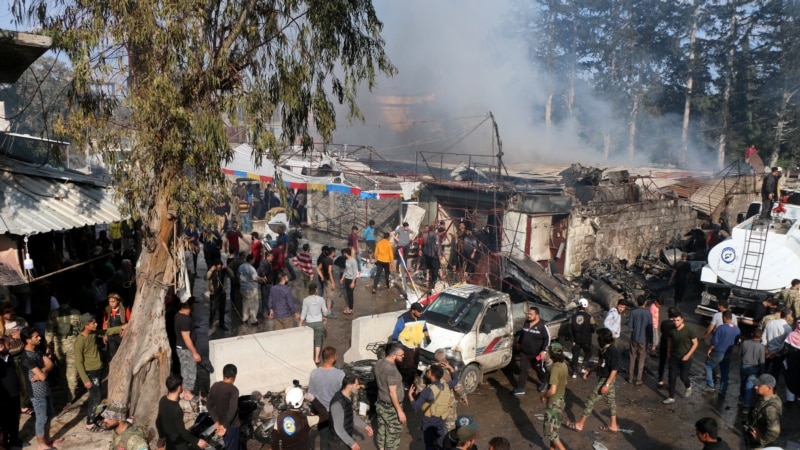 بەهۆی دوو تەقینەوەوە لە باکووری ڕۆژئاوای سوریا لە نزیک سنووری تورکیا 7 کەس کوژران