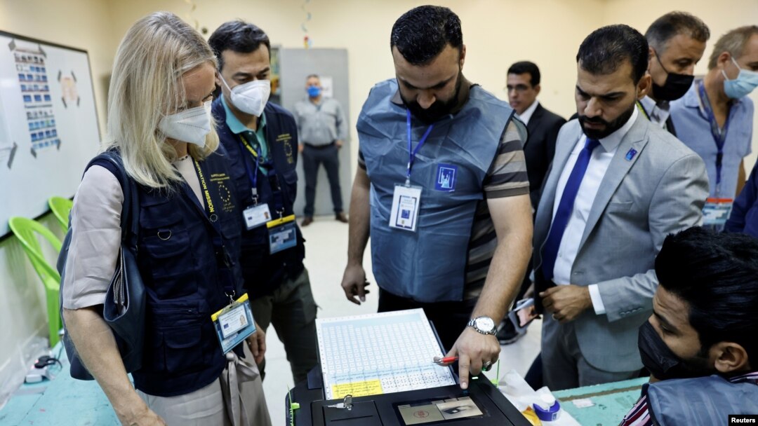 چاودێرانی یەکیەتی ئەورووپا لە دەنگدان لە عێراقدا