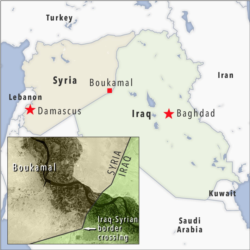 Boukamal, Syria - site of U.S. airstrike